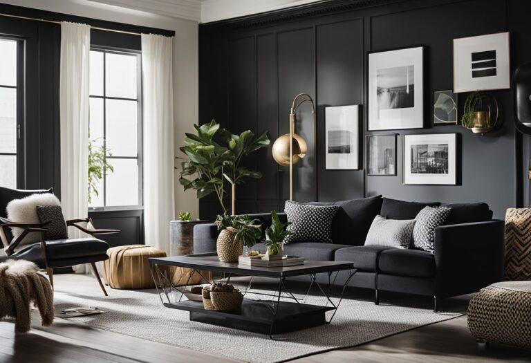 Black and Neutral Living Room: How to Create a Chic and Timeless Space